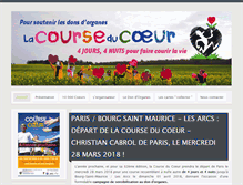 Tablet Screenshot of lacourseducoeur.com